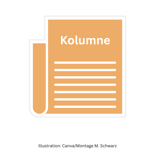 ein kurzer Text in einer Zeitung